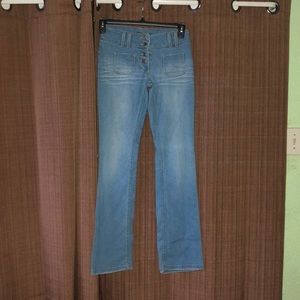 Blue High Waisted Jeans